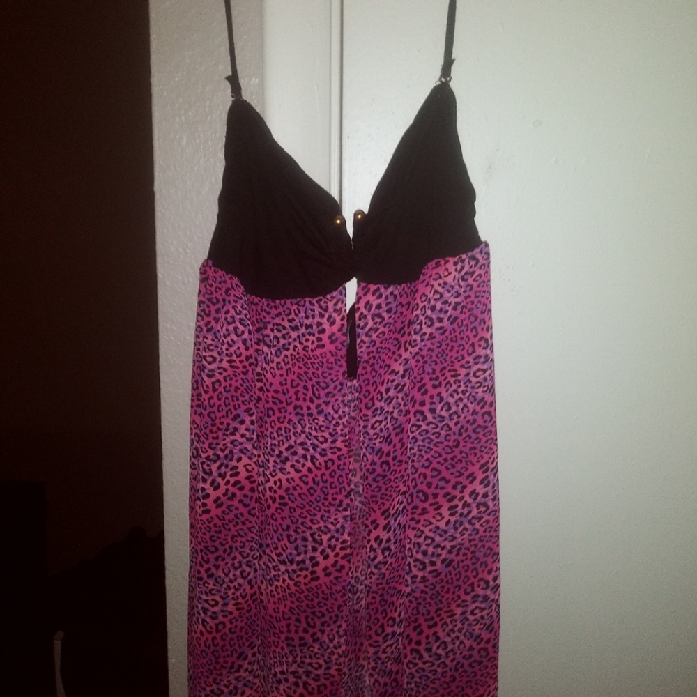 Leopard swimsuit cover